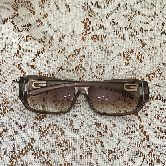 Gucci, Italy, Brown Wrap Sunglasses GG250 N/S NH4 58#25 125 - Picture 7 of 12